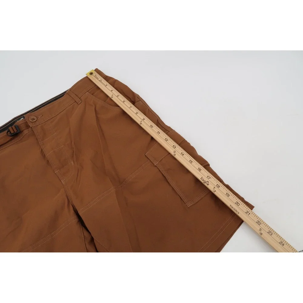 prAna Stretch Zion Cargo Shorts II Mens 38 Brown Hiking Outdoor 10